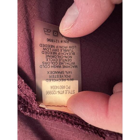 Women's Title Nine Swim Cover Up Dress Pali Maroon Size M - Picture 3 of 4